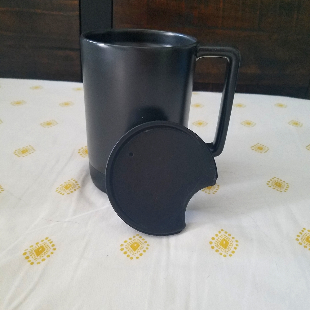 Black Starbucks Mug with Travel Lid